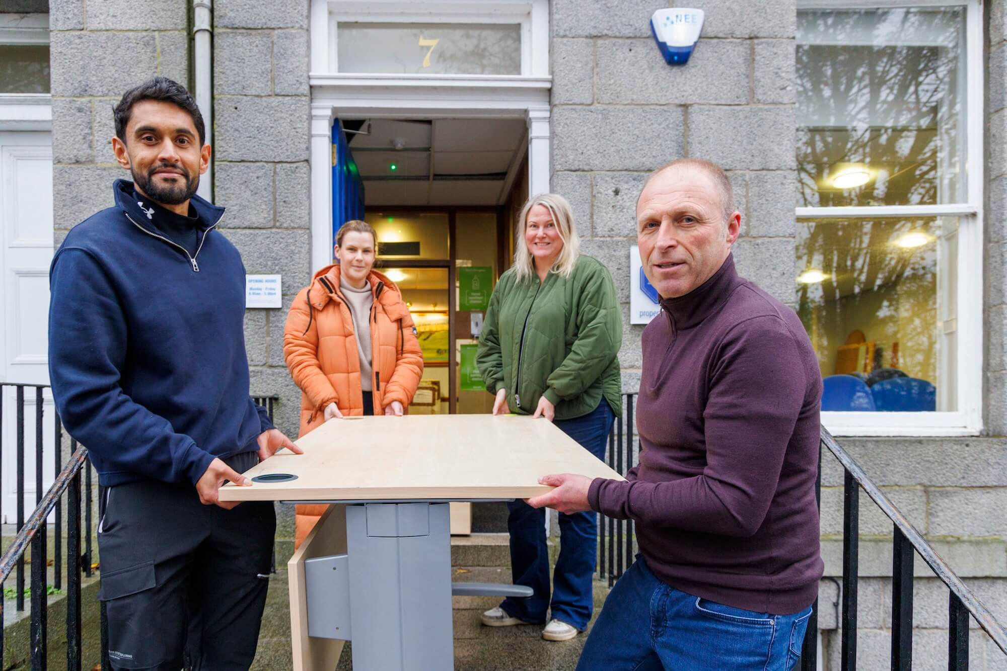 Law firm donates furniture after office move