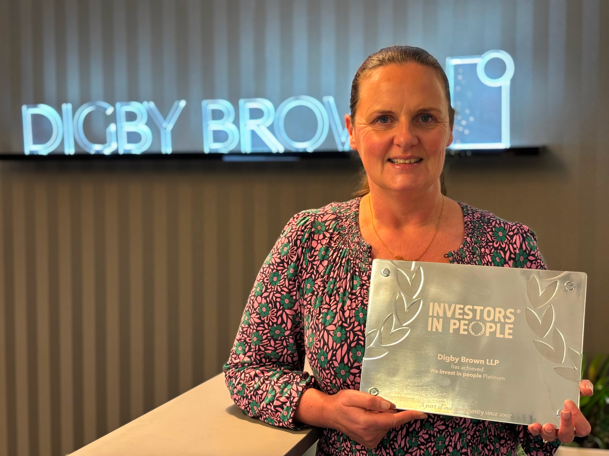 Digby Brown earns platinum Investors in People award for fourth time