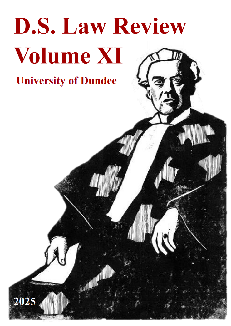 Dundee Student Law Review volume XI out now