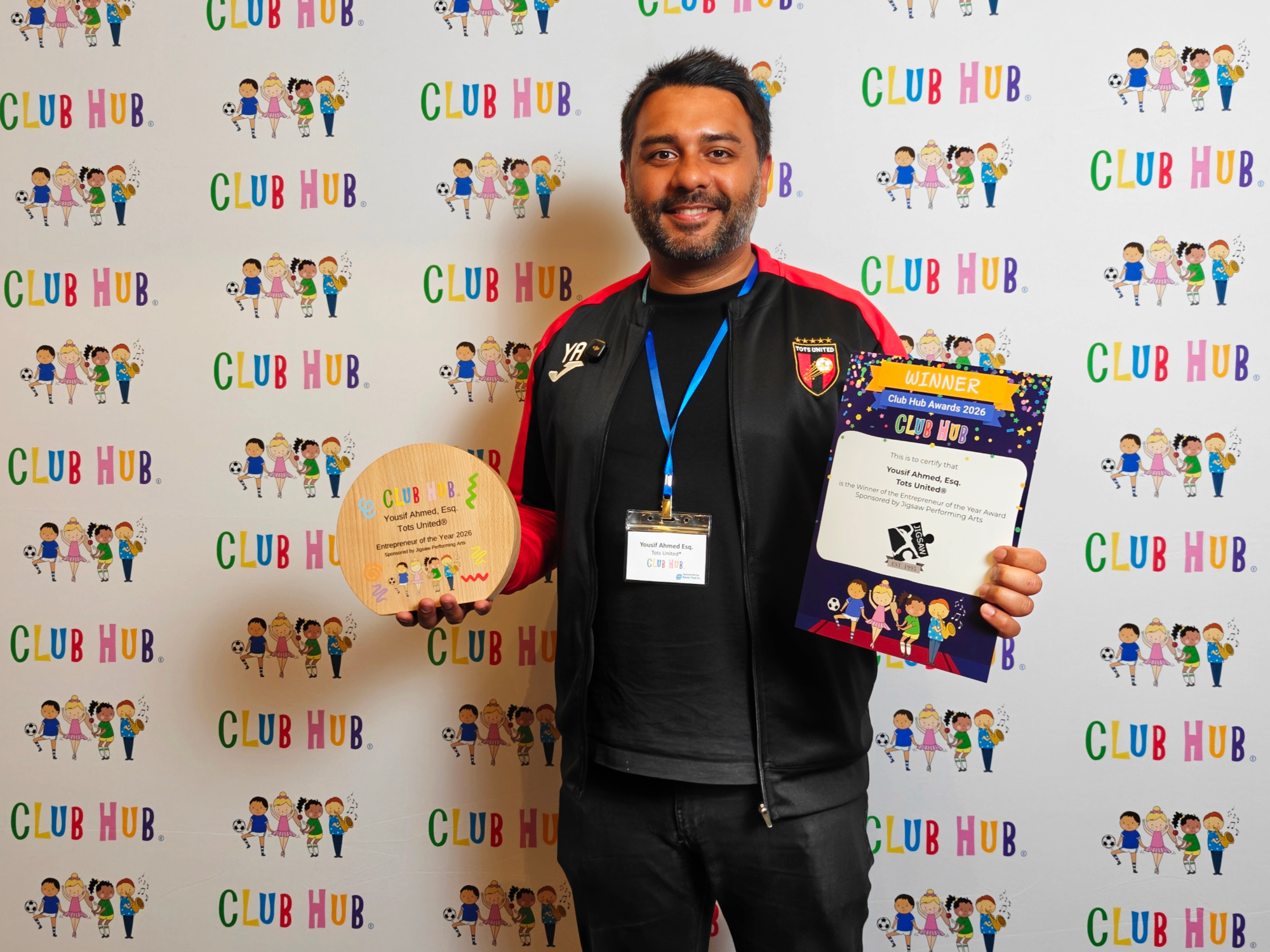 Yousif Ahmed named top entrepreneur for Tots United initiative