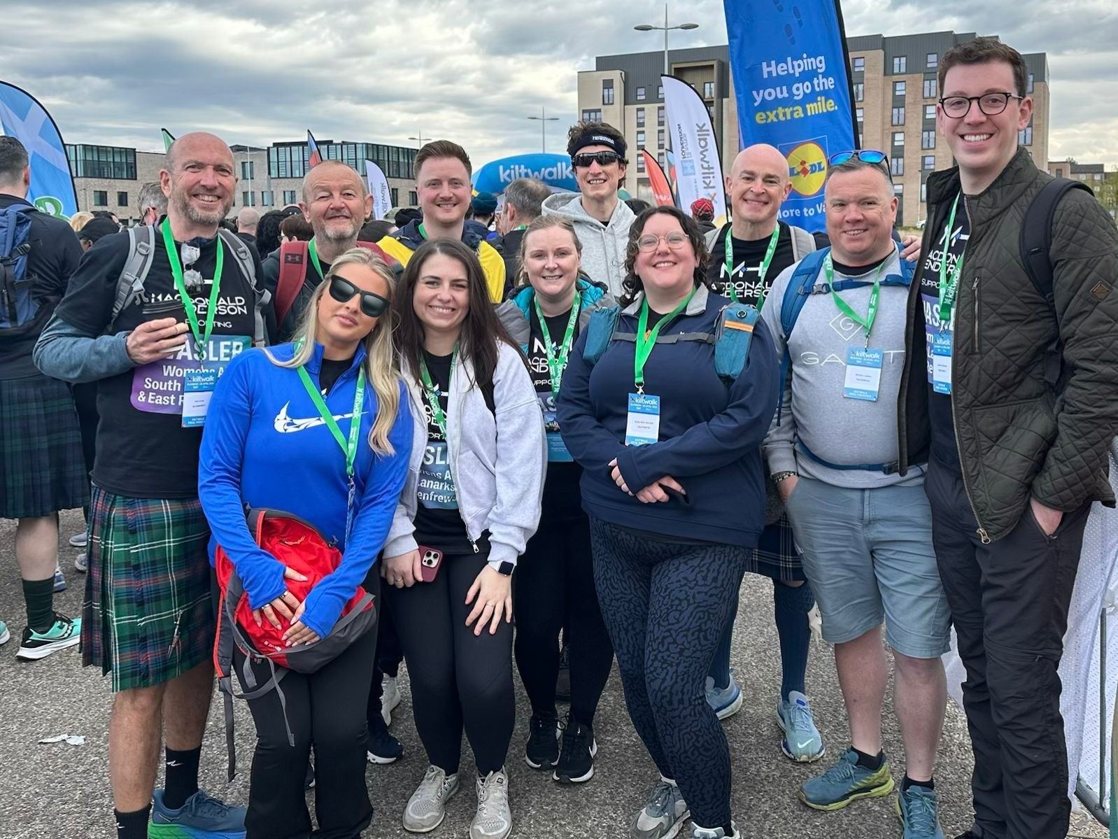 Macdonald Henderson team takes on Kiltwalk