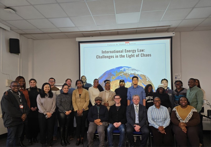 AUCEL hosts energy law seminar with Professor Raphael Heffron