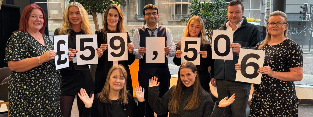 Digby Brown raises record £59,506 for charity