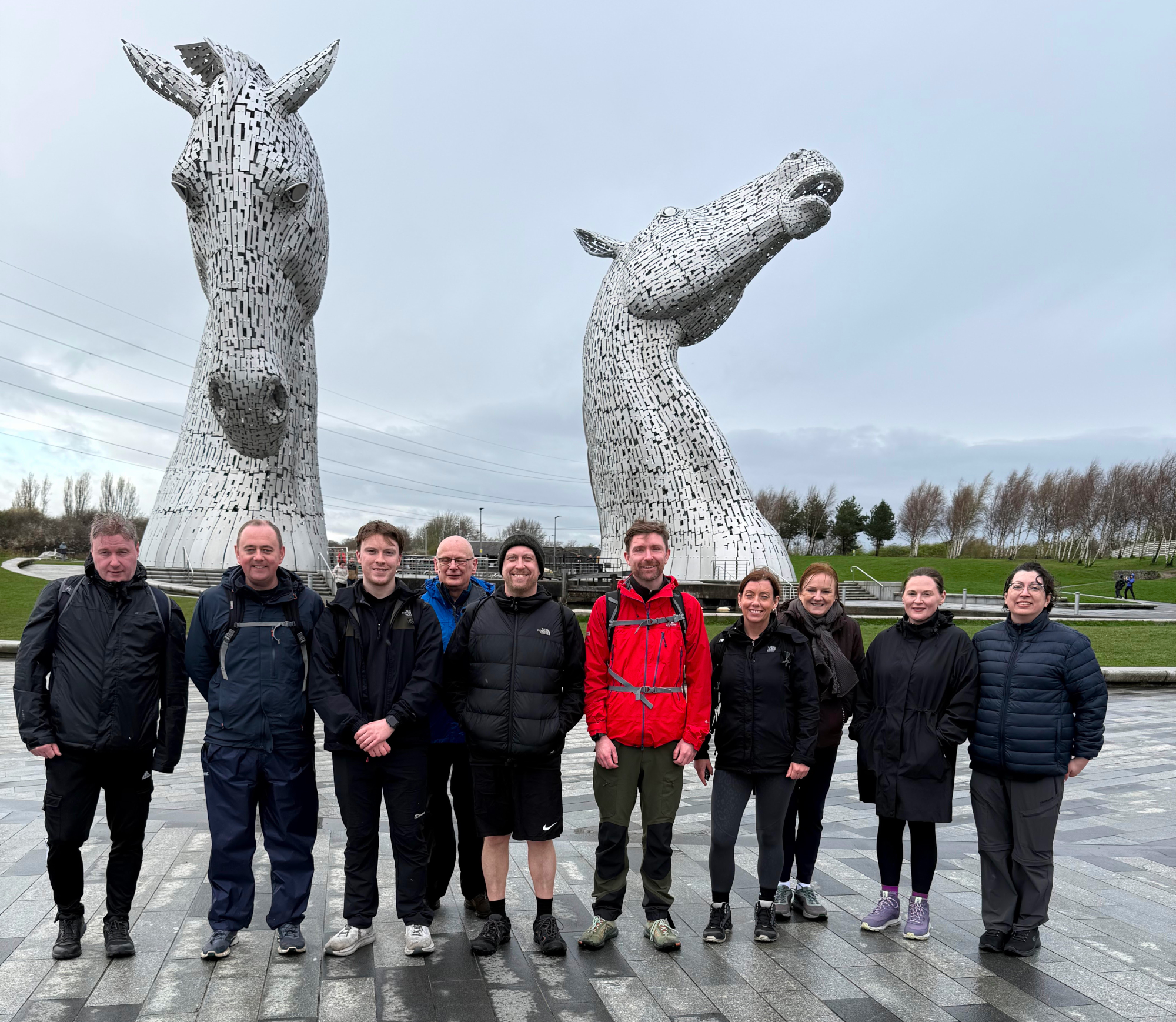 Digby Brown raises £50,000 after ‘Castle to Kelpies’ walking challenge
