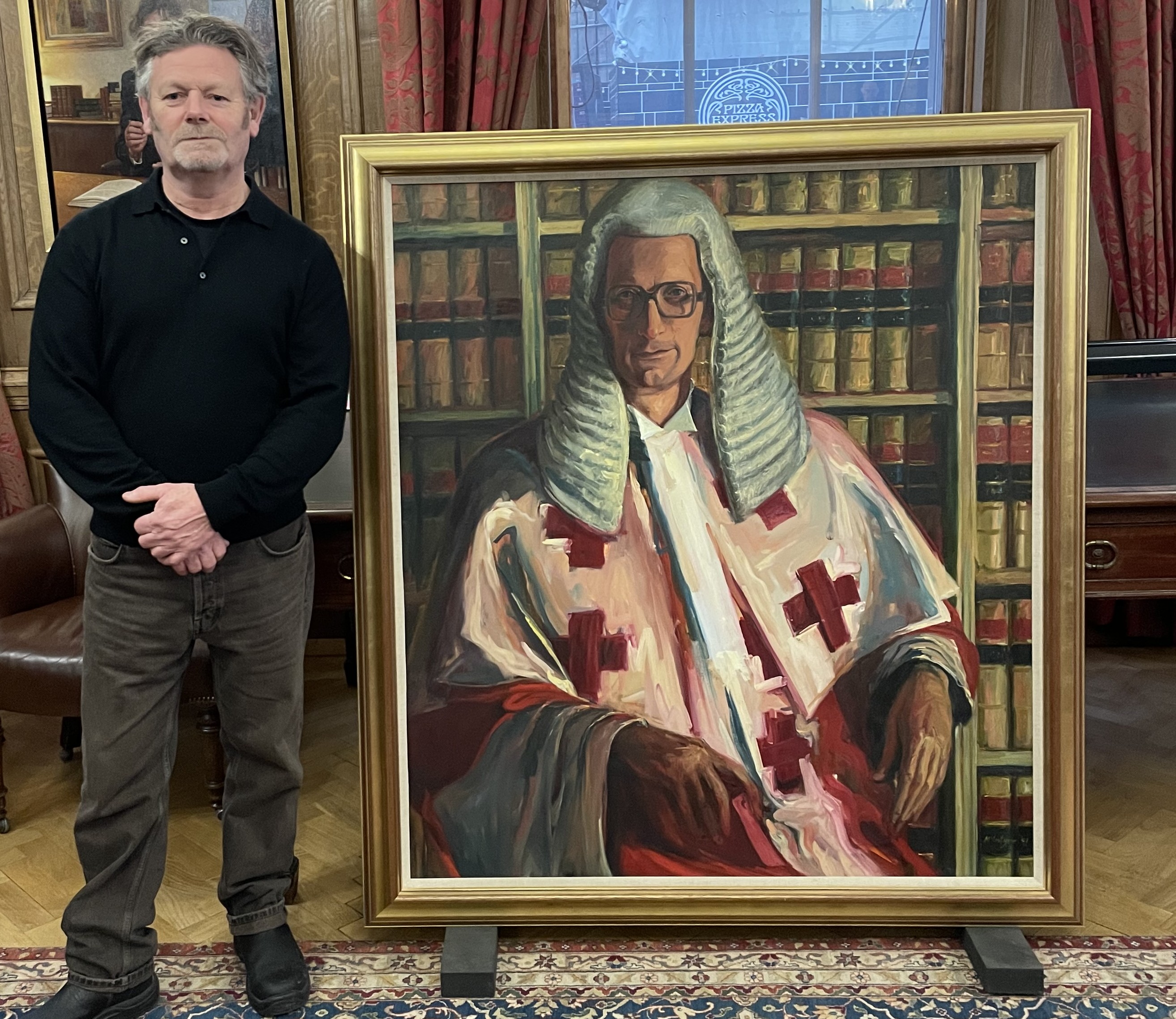 Faculty unveils new portrait of Lord Penrose