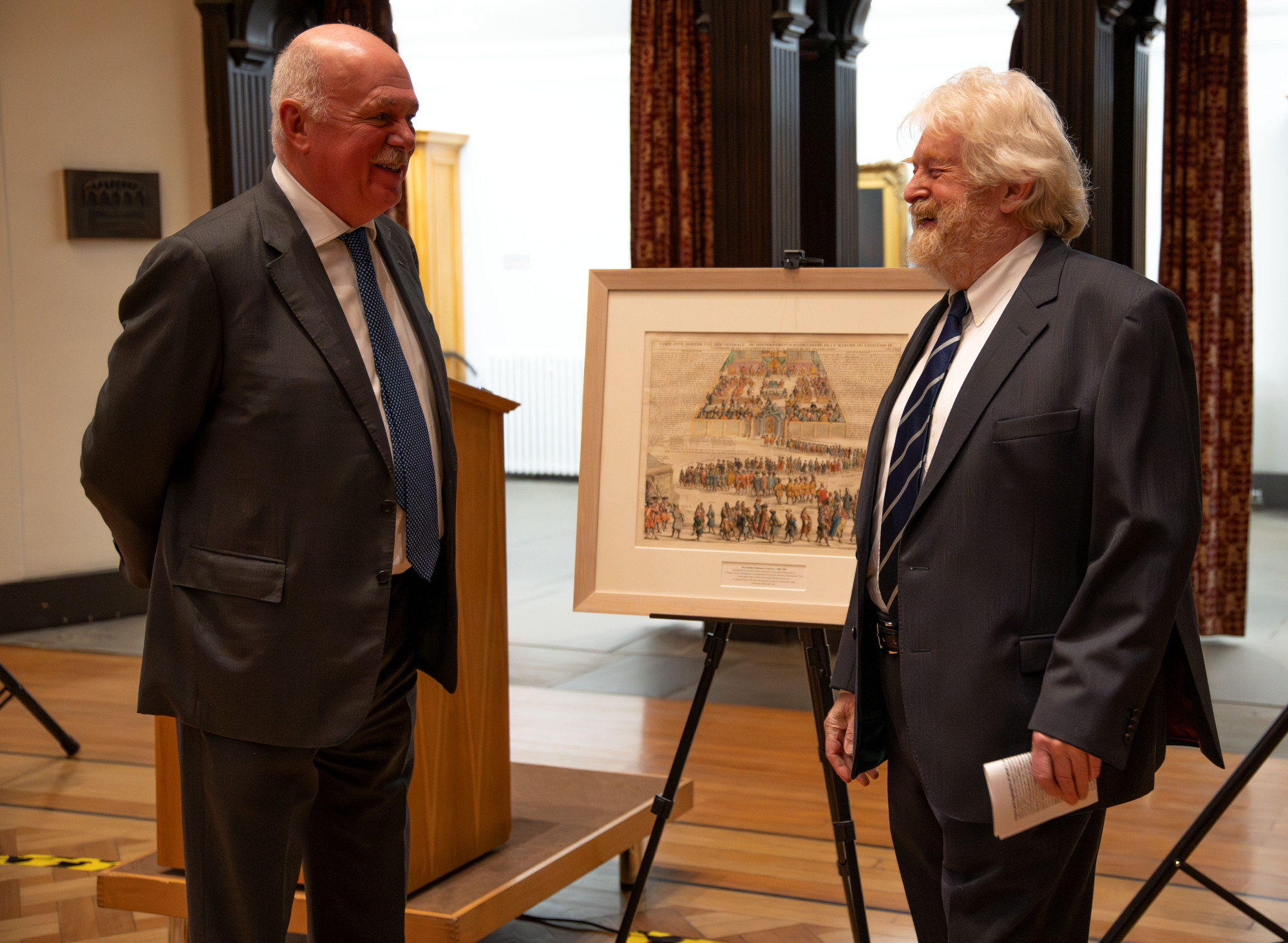 Parliament Hall in the picture at historic unveiling