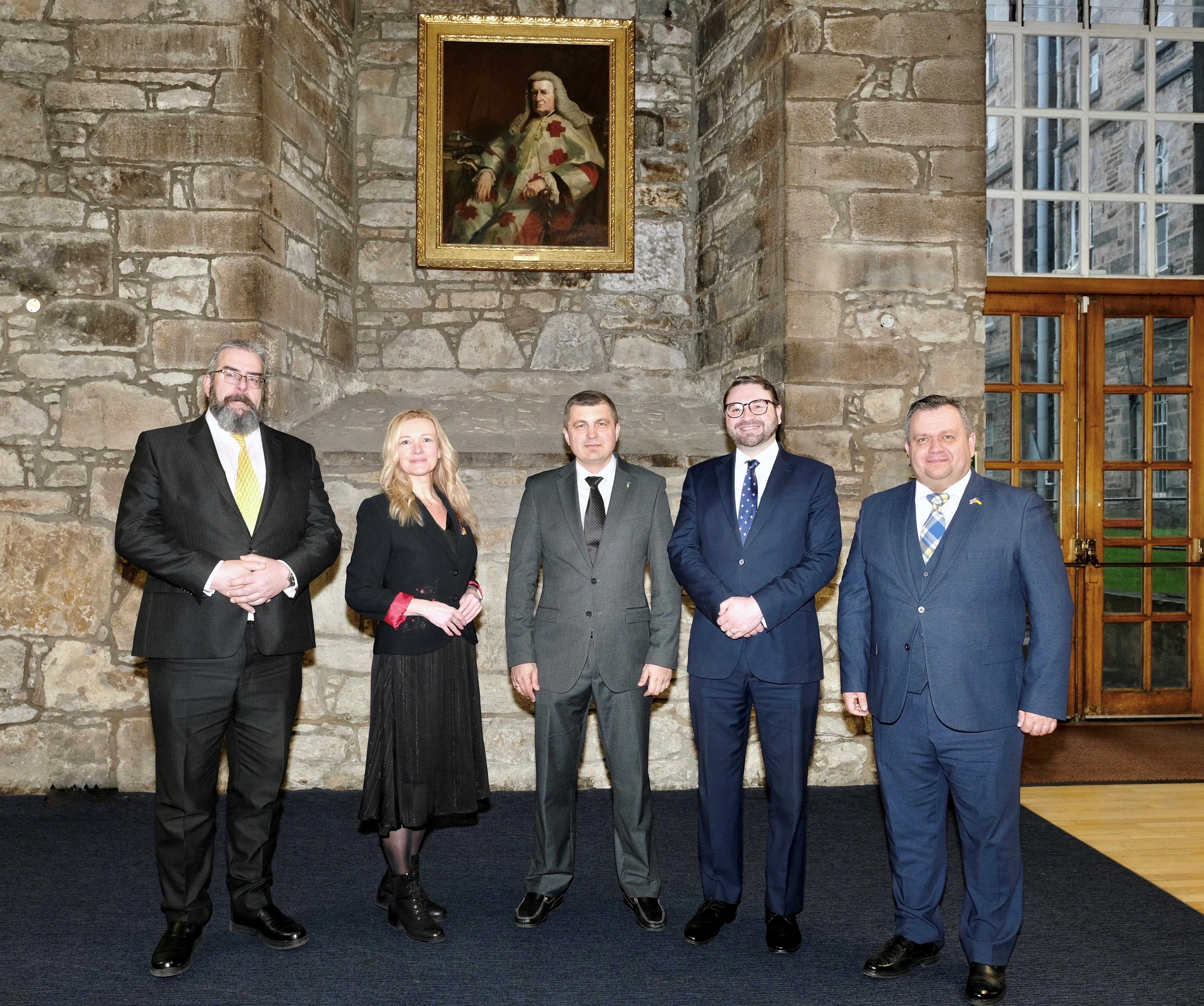 Faculty hosts Ukrainian legal delegation on visit to Scotland