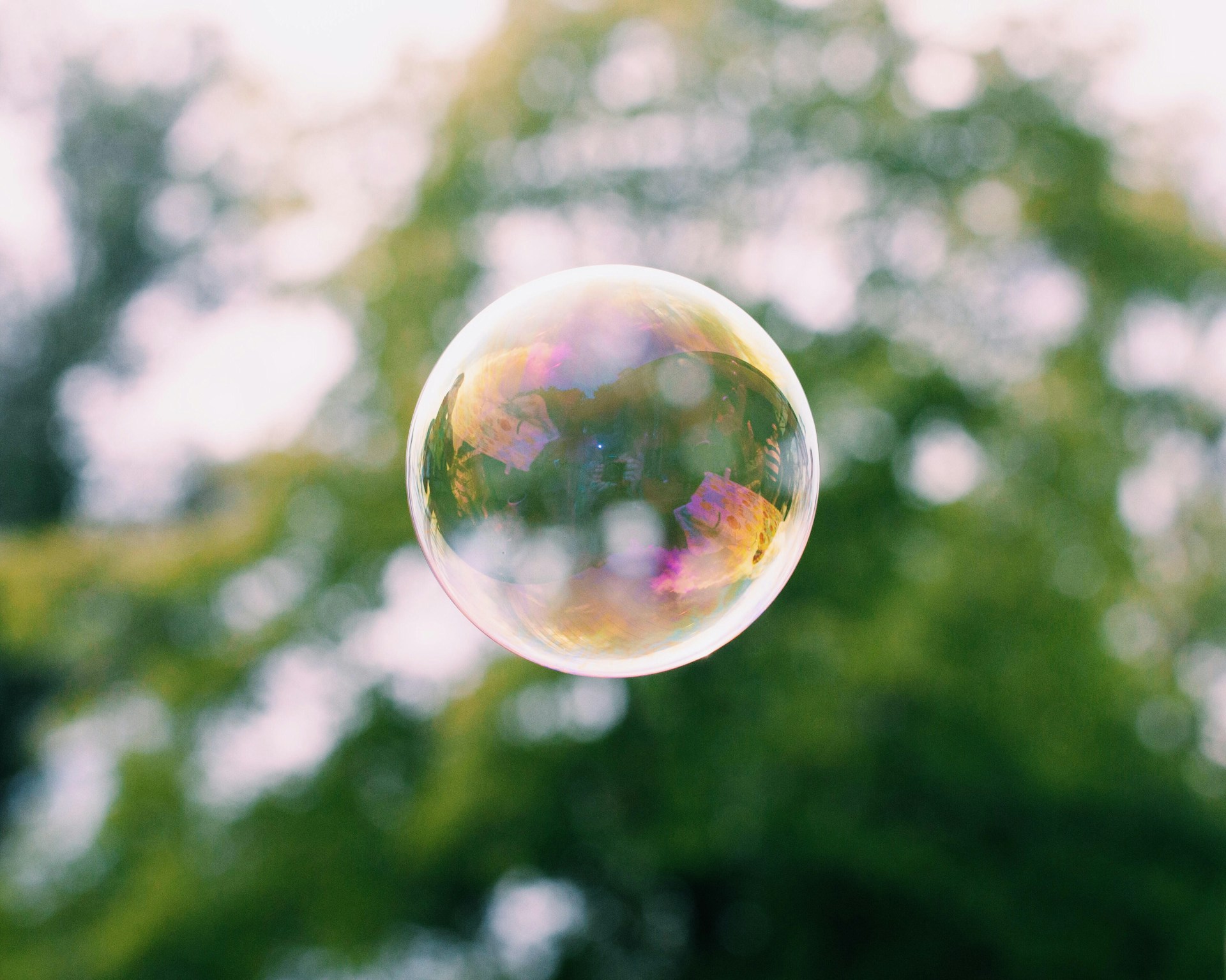 And finally... burst bubble