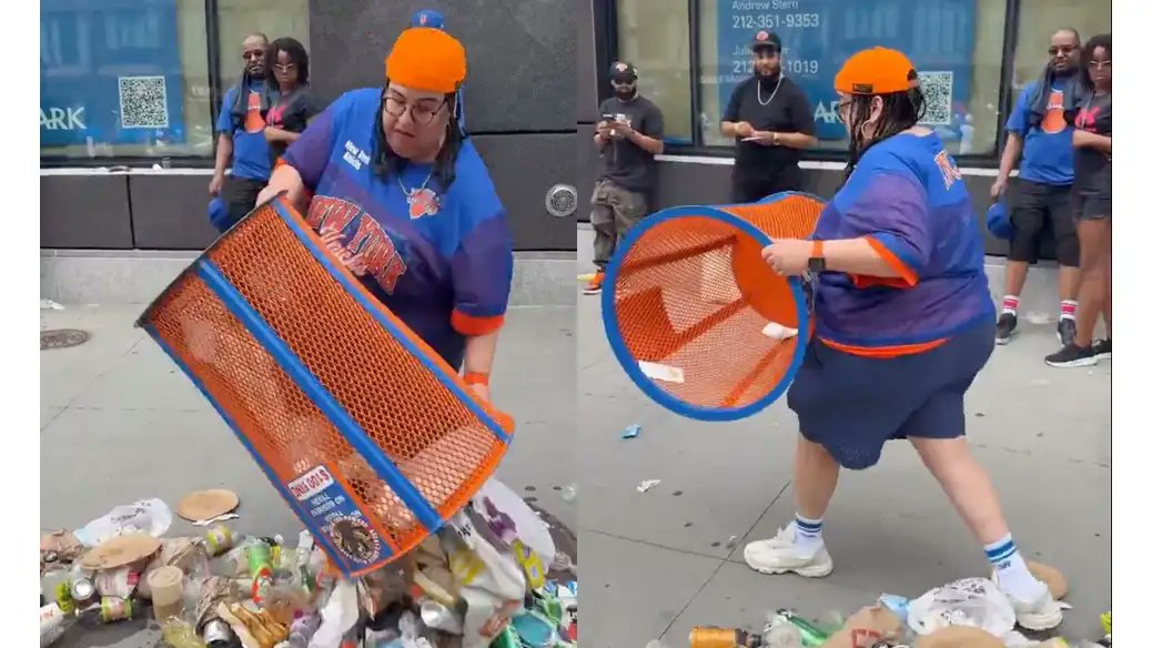 And finally... taking out the trash