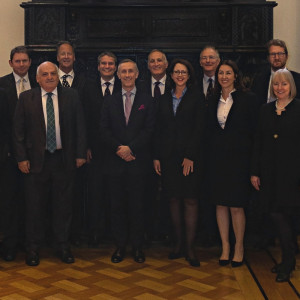 Eighteen members of Faculty Fellows of the Chartered Institute