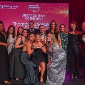 Thompsons named Litigation Team of the Year | Scottish Legal News