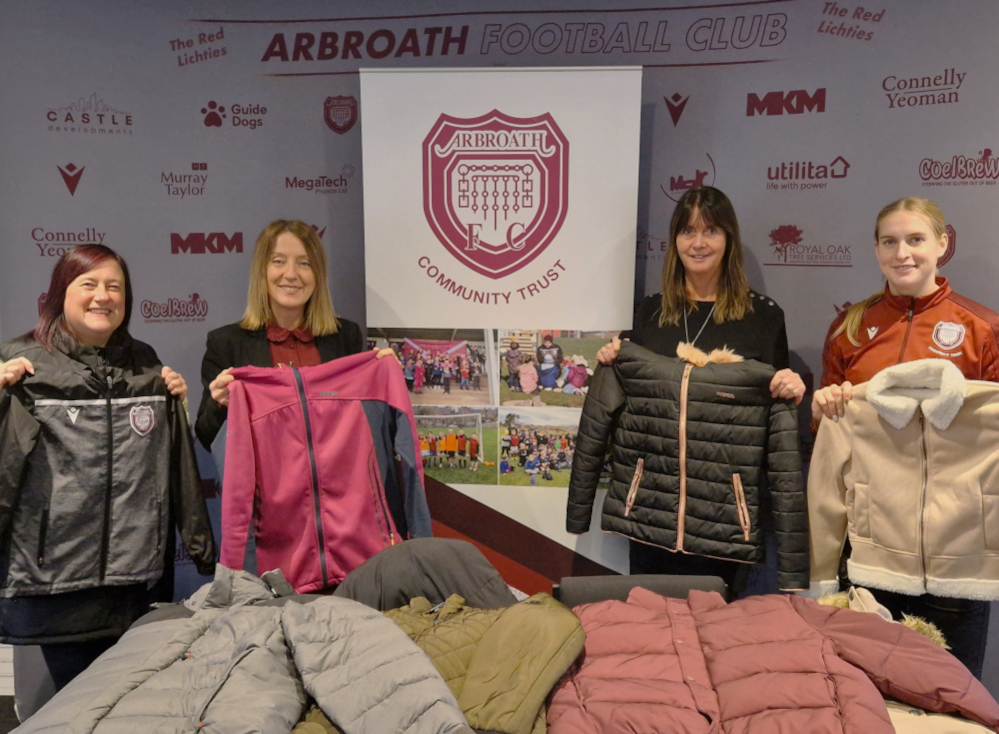 Thorntons helps kick off Cosy Coats campaign