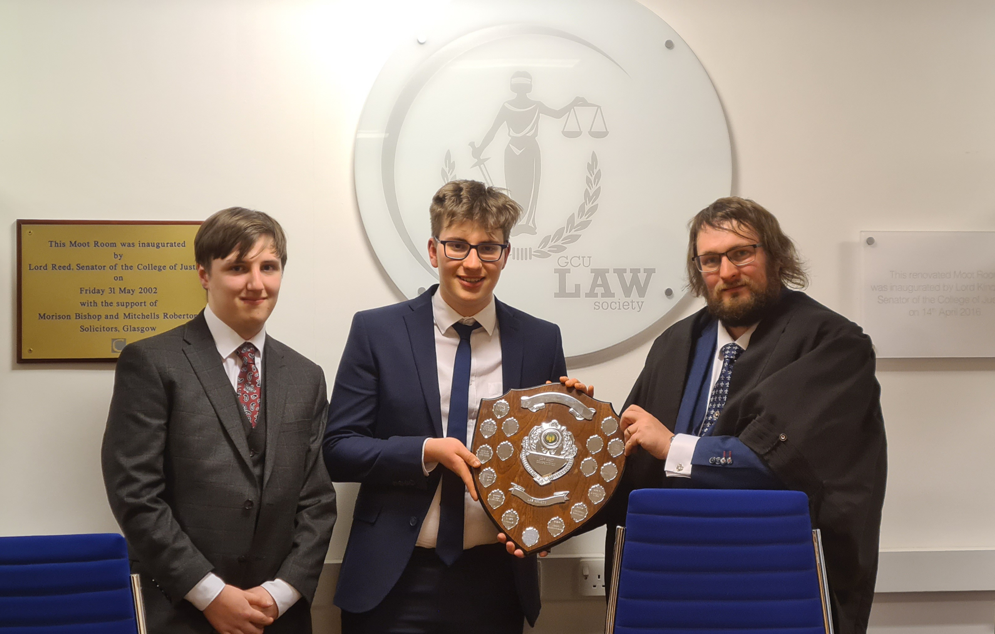 Law students Blair White and Kyle Meechan win GCU moot