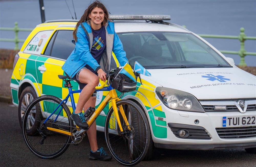 Edinburgh lawyer sets off to deliver ambulance car to Ukraine