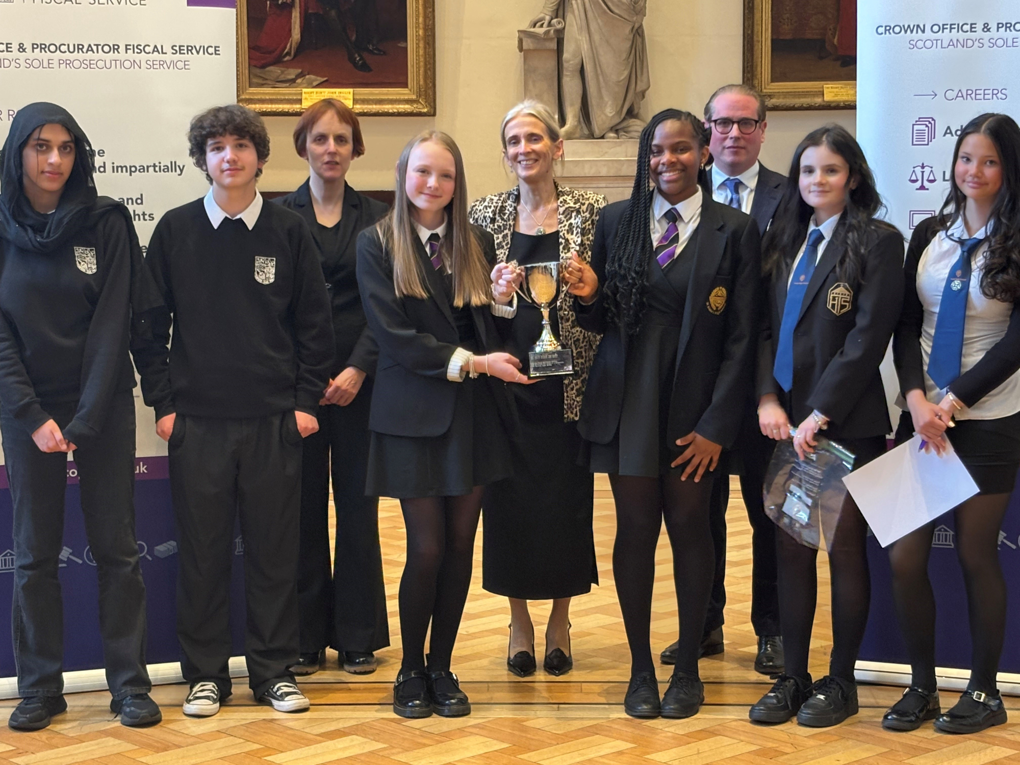 St Aidan’s High School wins COPFS public speaking competition
