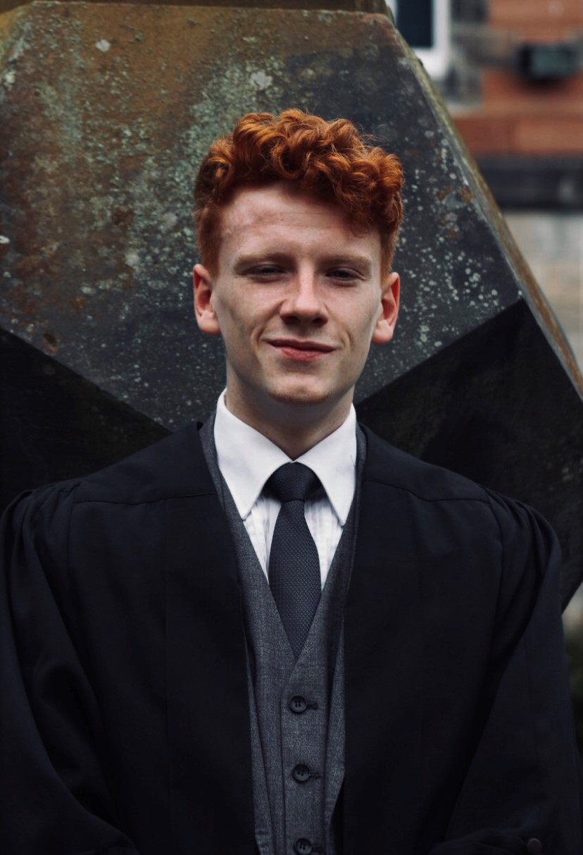 Law student Cameron Irons jointly awarded Dundee University's top award