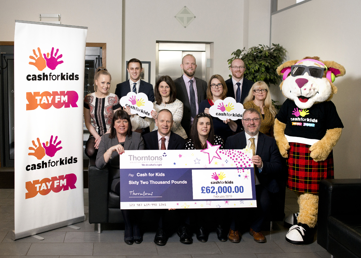 Thorntons raises incredible £62,000 for Cash for Kids