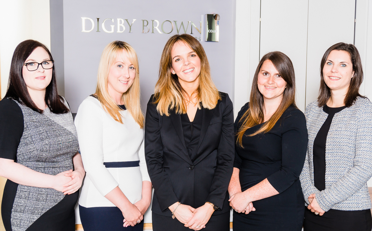 Digby Brown marks growth with five new associates
