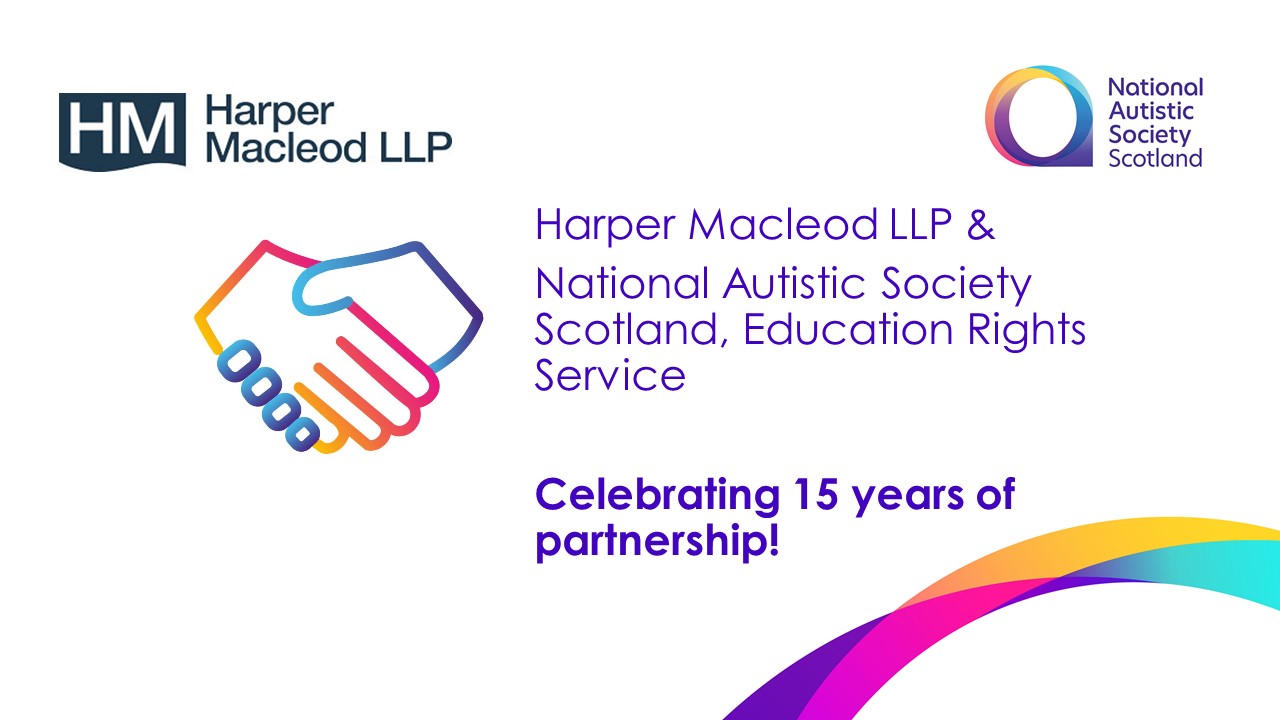 Harper Macleod and National Autistic Society Scotland celebrate 15 years of partnership