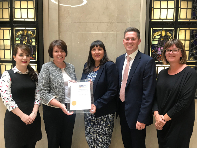 Harper Macleod's private client team achieves STEP Gold Employer Partner status