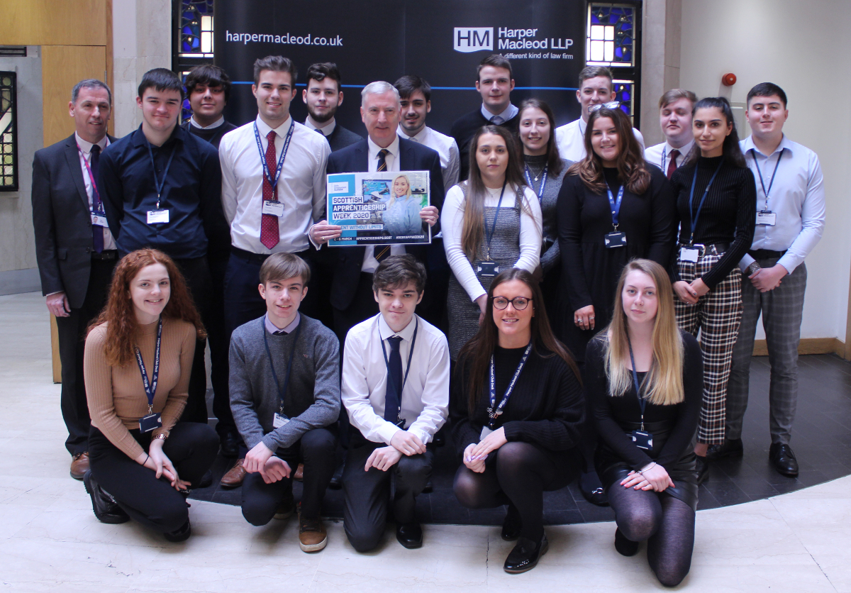 Harper Macleod celebrates modern apprenticeship scheme