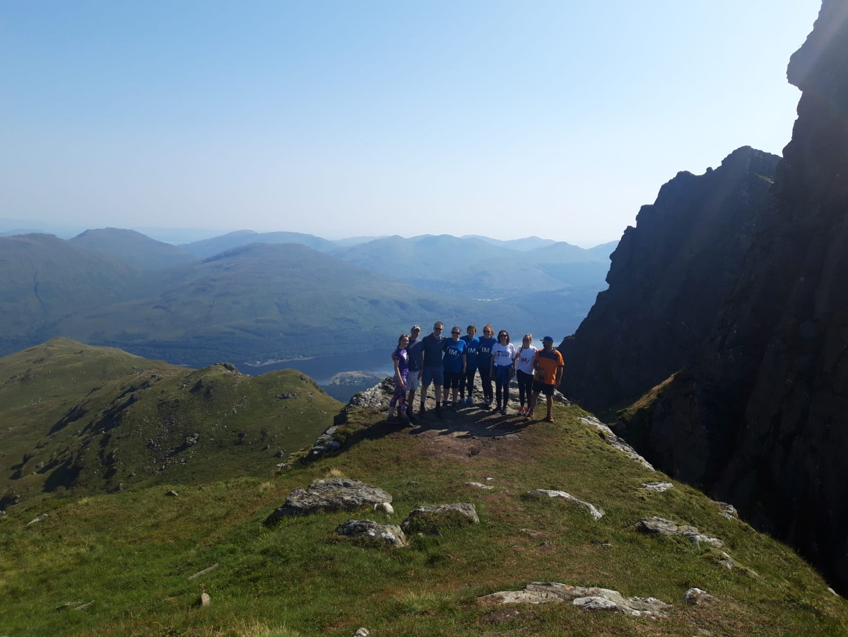 Glasgow law firm takes to the hills to raise money for Teenage Cancer Trust