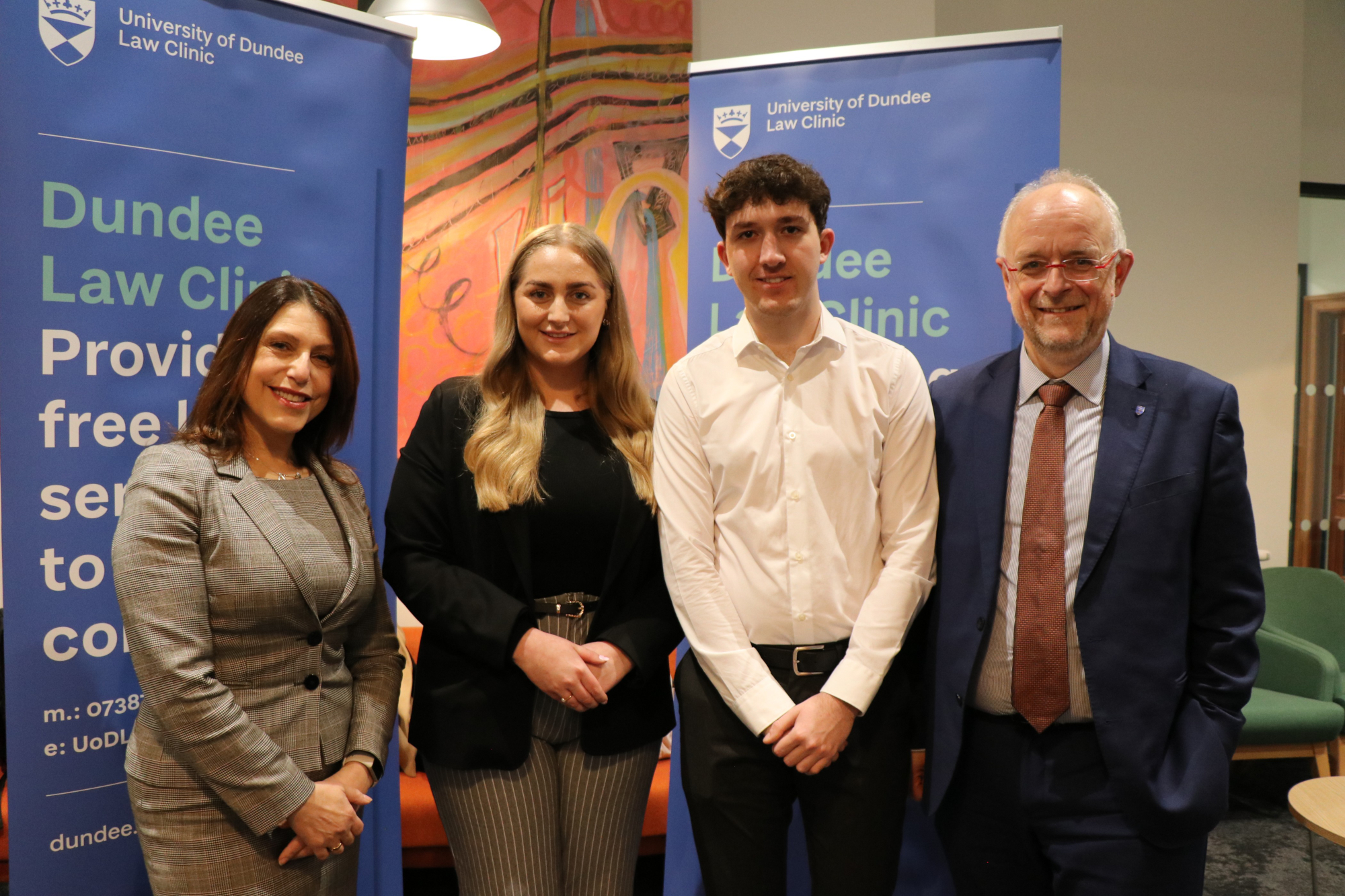 Dundee Law School unveils new student law clinic backed by Judge Tim Eicke