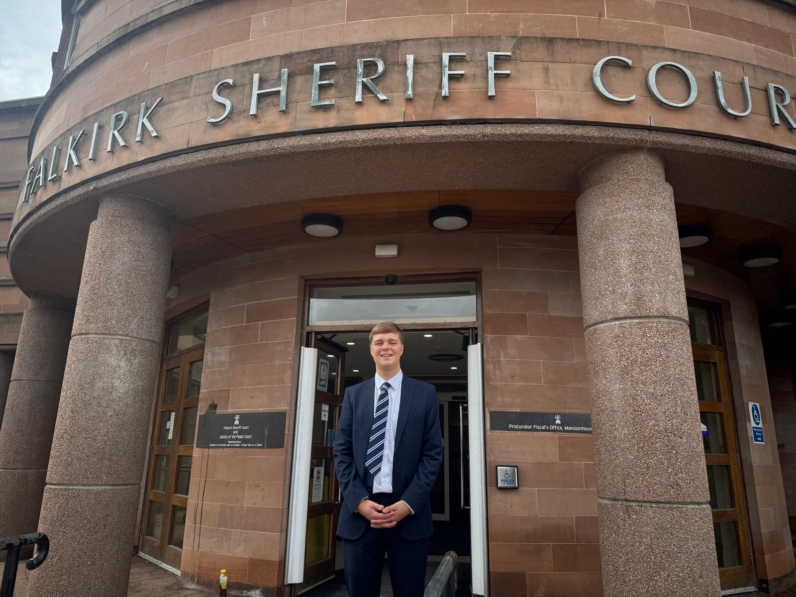 PDSO Falkirk takes on law graduate for six-week internship