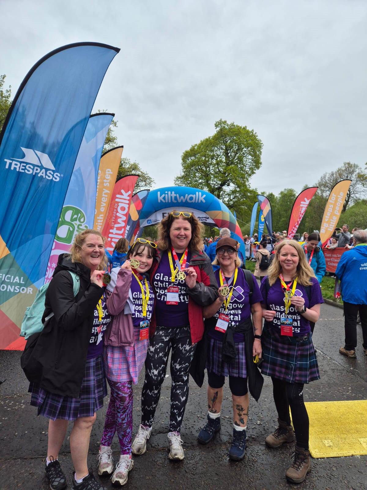 Dentons' Glasgow team puts best foot forward with 338-mile Kiltwalk challenge