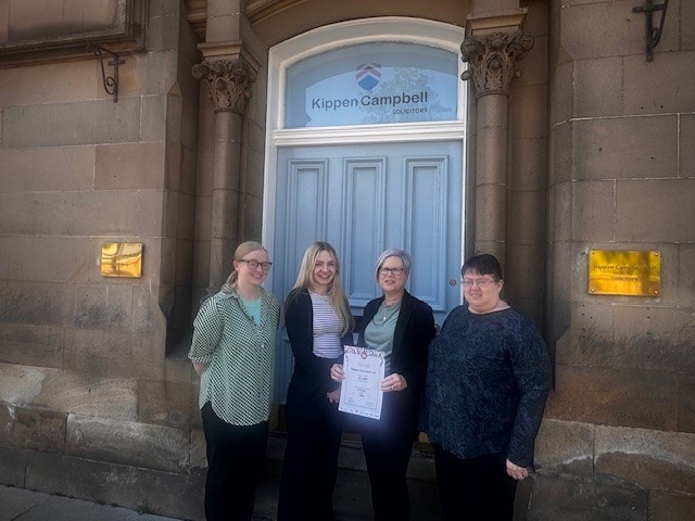 Kippen Campbell LLP raises £3,380 for Will Aid