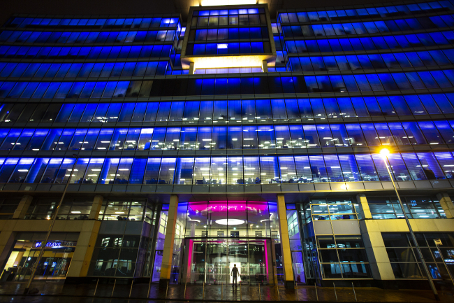 Burness Paull's office turns pink and blue for Baby Loss Awareness Week 2018