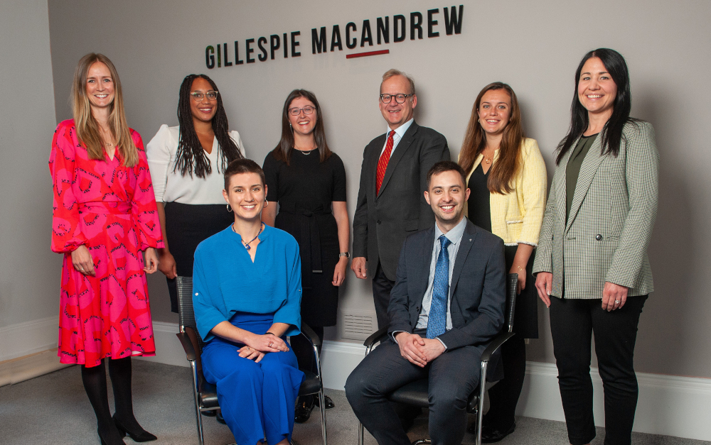 Gillespie Macandrew appoints five newly qualified solicitors