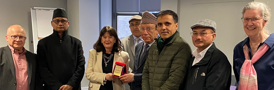 Faculty welcomes chief justice of Nepal