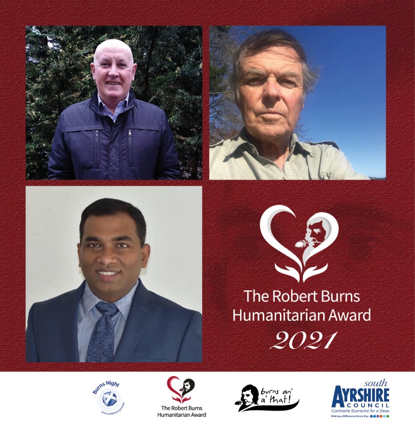 Robert Burns Humanitarian Award 2021 finalists revealed