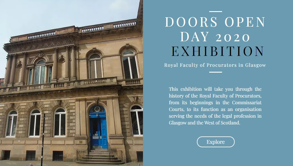 Royal Faculty of Procurators in Glasgow: Doors Open Day 2020