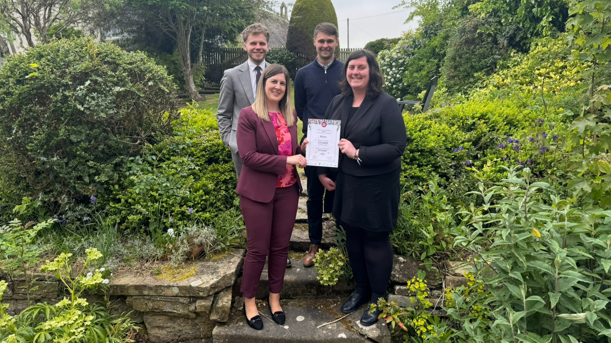Rollos Law LLP raises most in Scotland for Will Aid