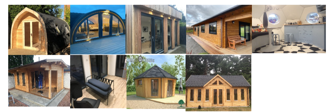Lodges, Pods, Terraces & Tubs