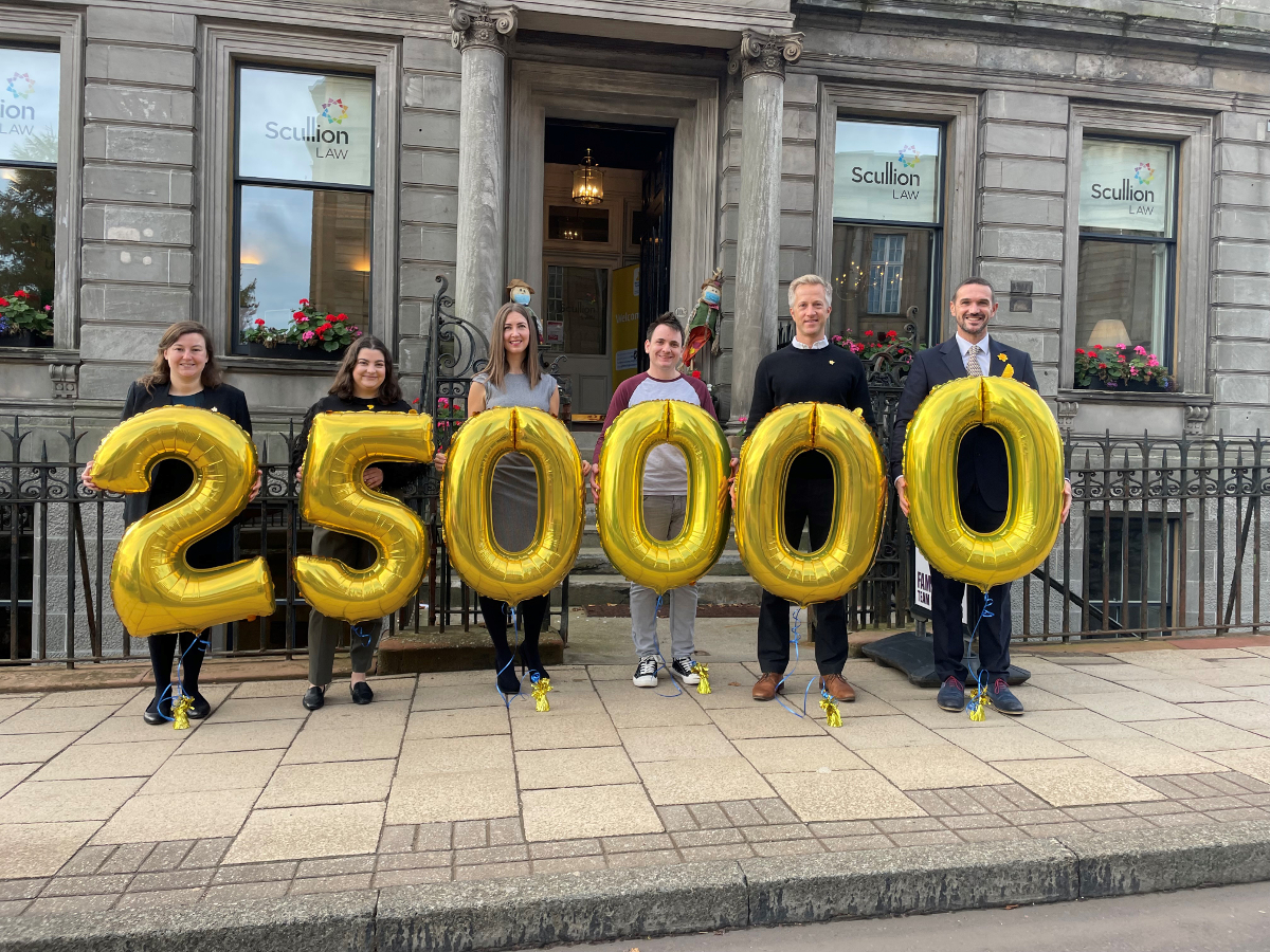 Scullion LAW’s support for Marie Curie reaches £250,000
