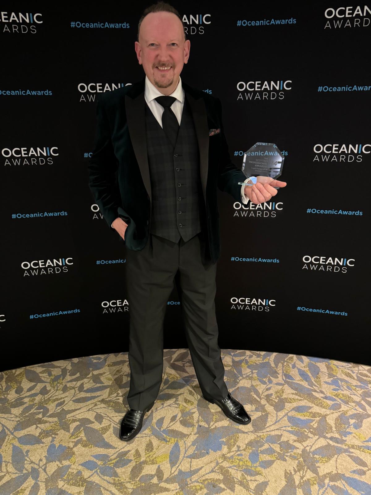 Stephen McGowan wins at Scottish Professional Awards