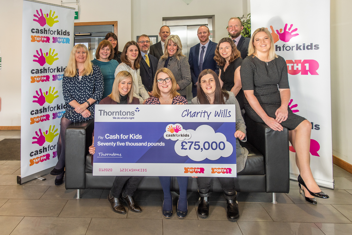 Cash for Kids receives £75,000 donation from Thorntons