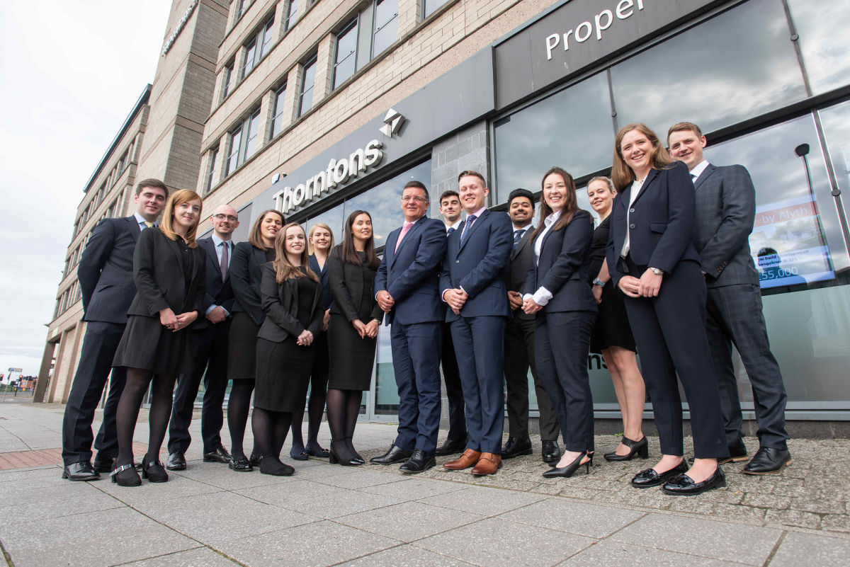 Fourteen trainees start their legal career with Thorntons
