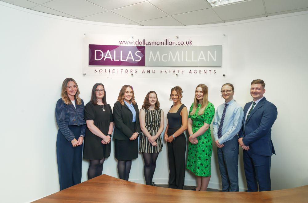 Four new trainees for Dallas McMillan Solicitors