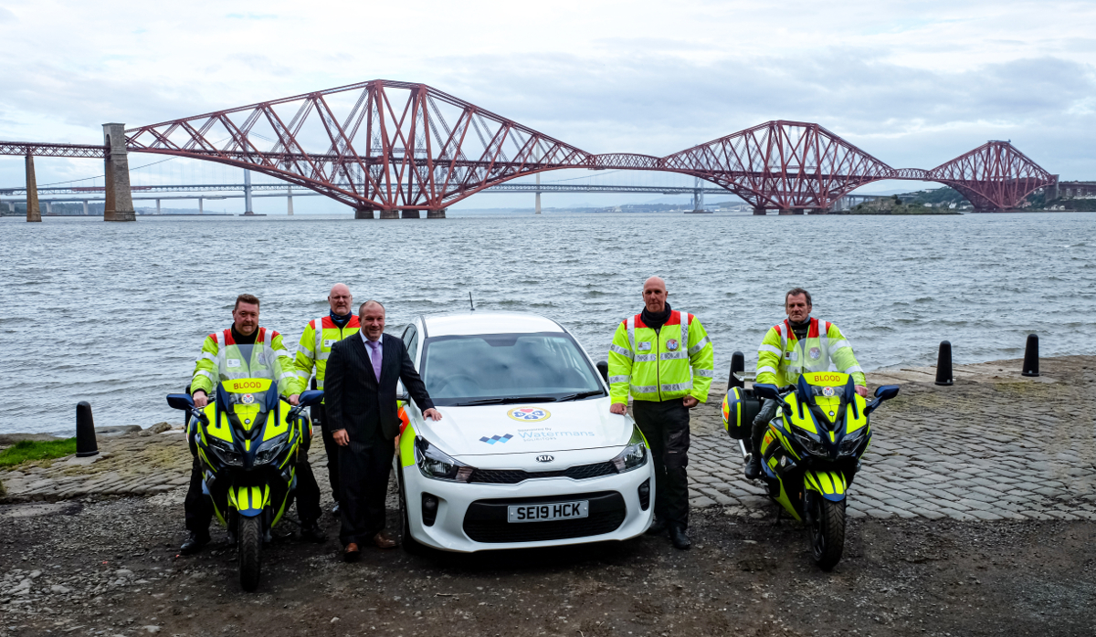 Watermans Solicitors announces new sponsorship agreement with Blood Bikes Scotland