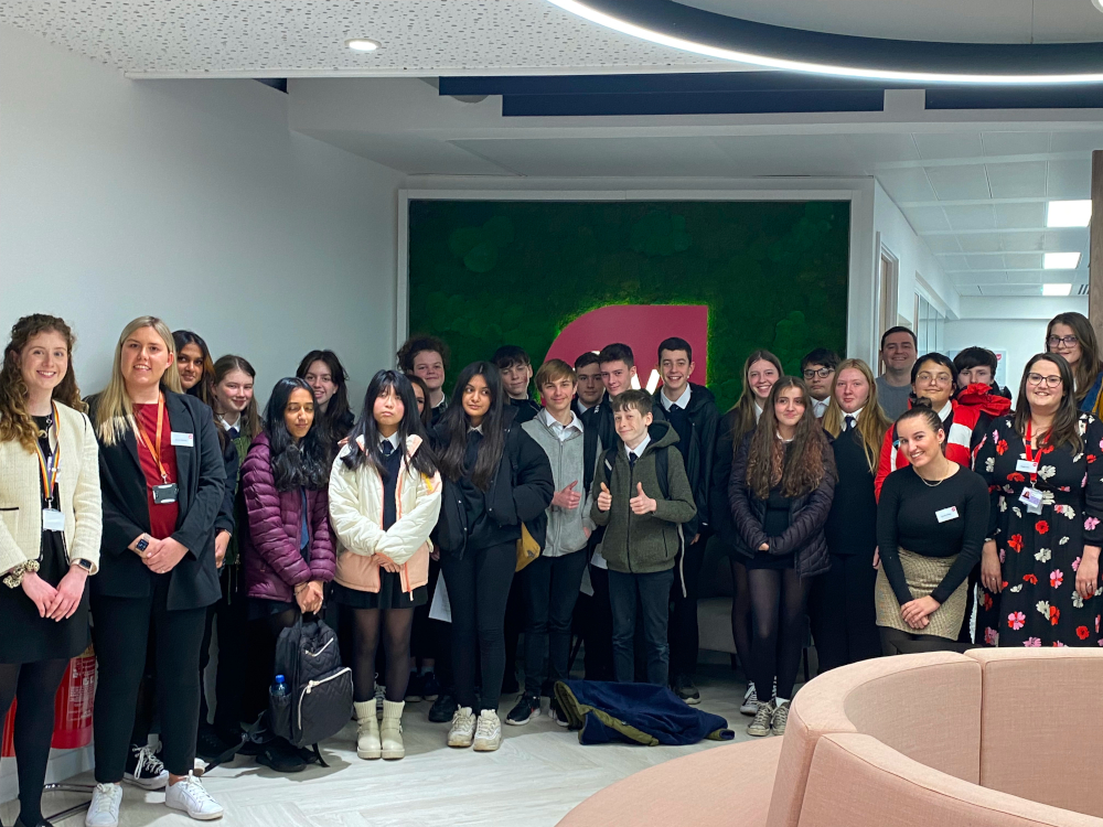 DWF welcomes school pupils for work experience in Edinburgh and Glasgow
