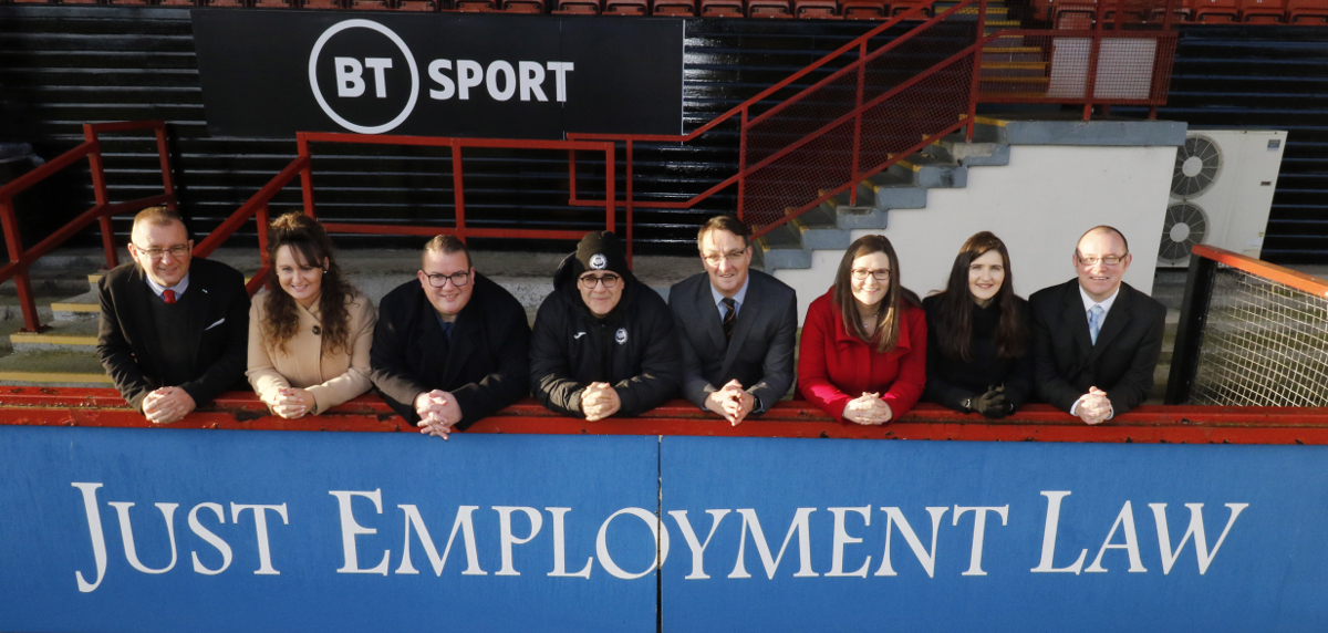 Just Employment Law commits to fourth season as principal sponsor of Partick Thistle FC