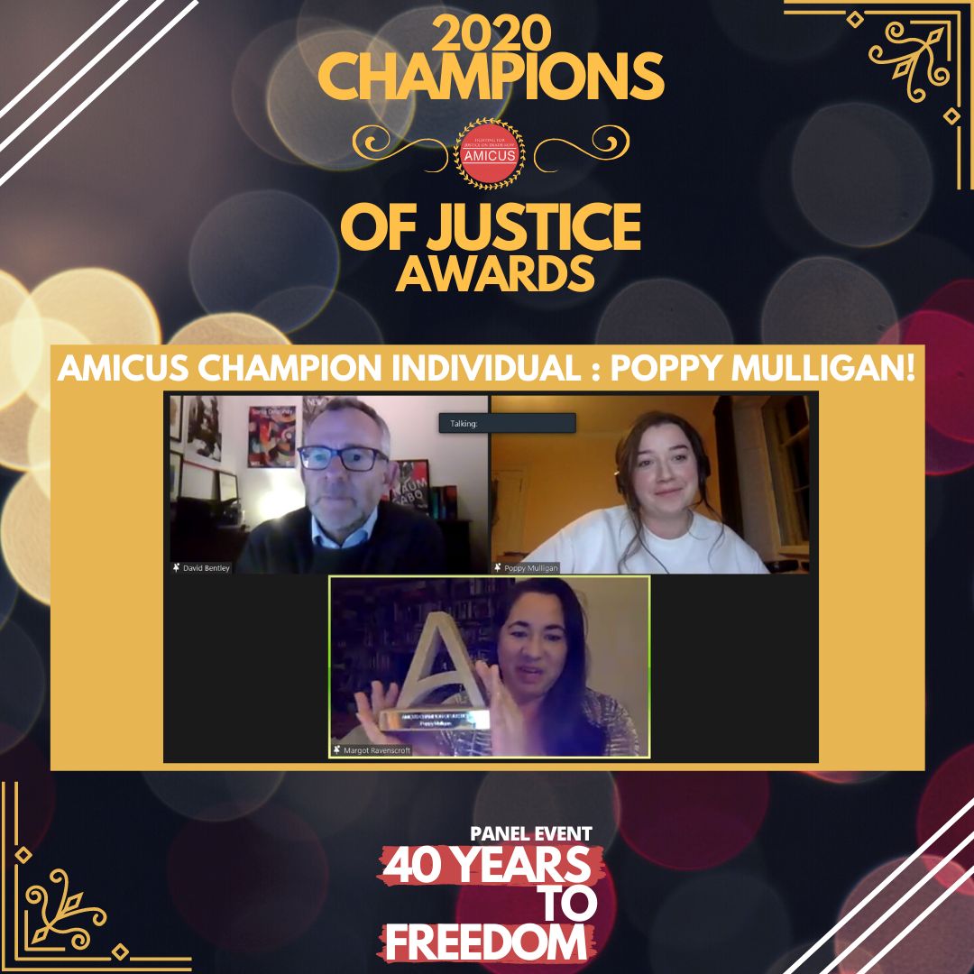 Pinsents trainee Poppy Mulligan wins justice award