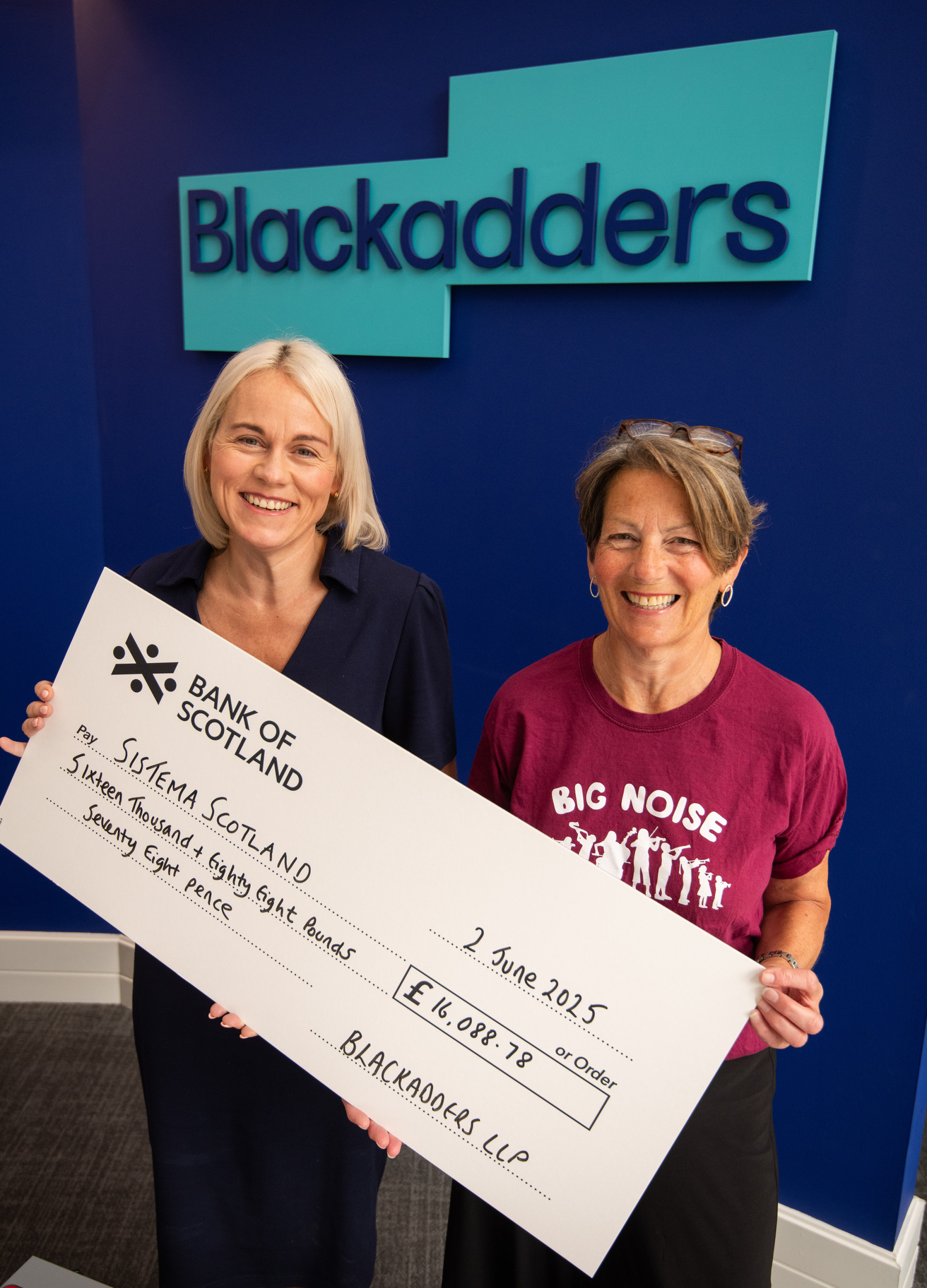 Blackadders boost Big Noise and Sistema Scotland with £16,000 donation