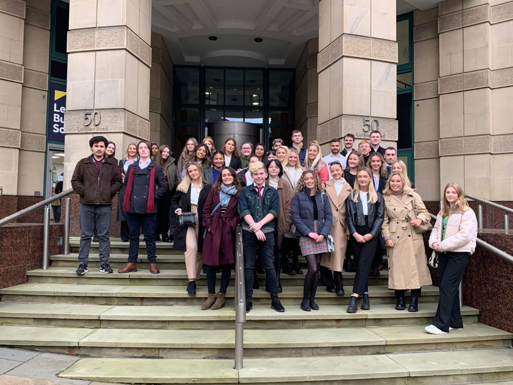 Stirling law students visit Burness Paull