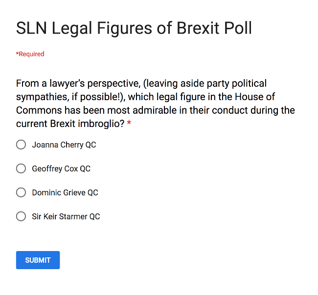 Poll: Name the Brexit lawyer who has impressed you most