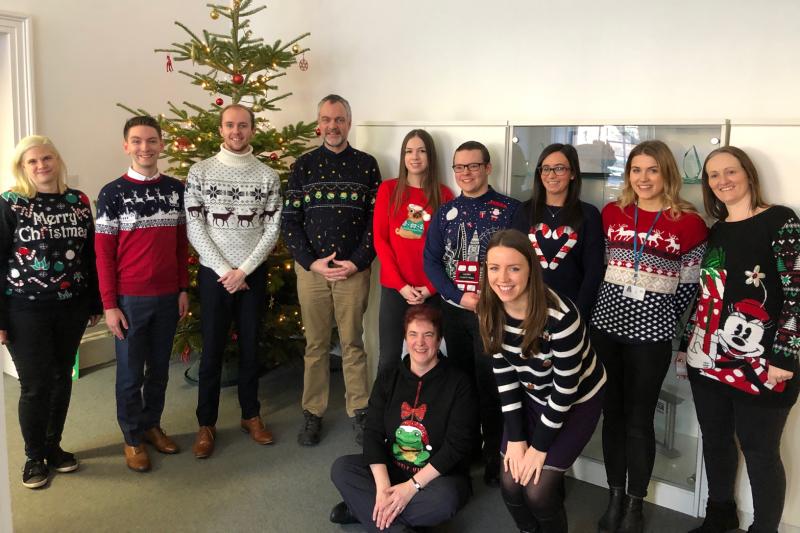 In pictures... Christmas Jumper Day